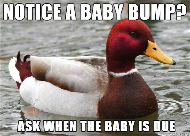 Women love to talk about babies