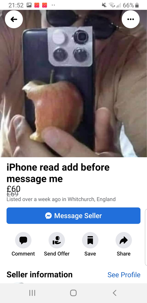 Wonder if he sold it