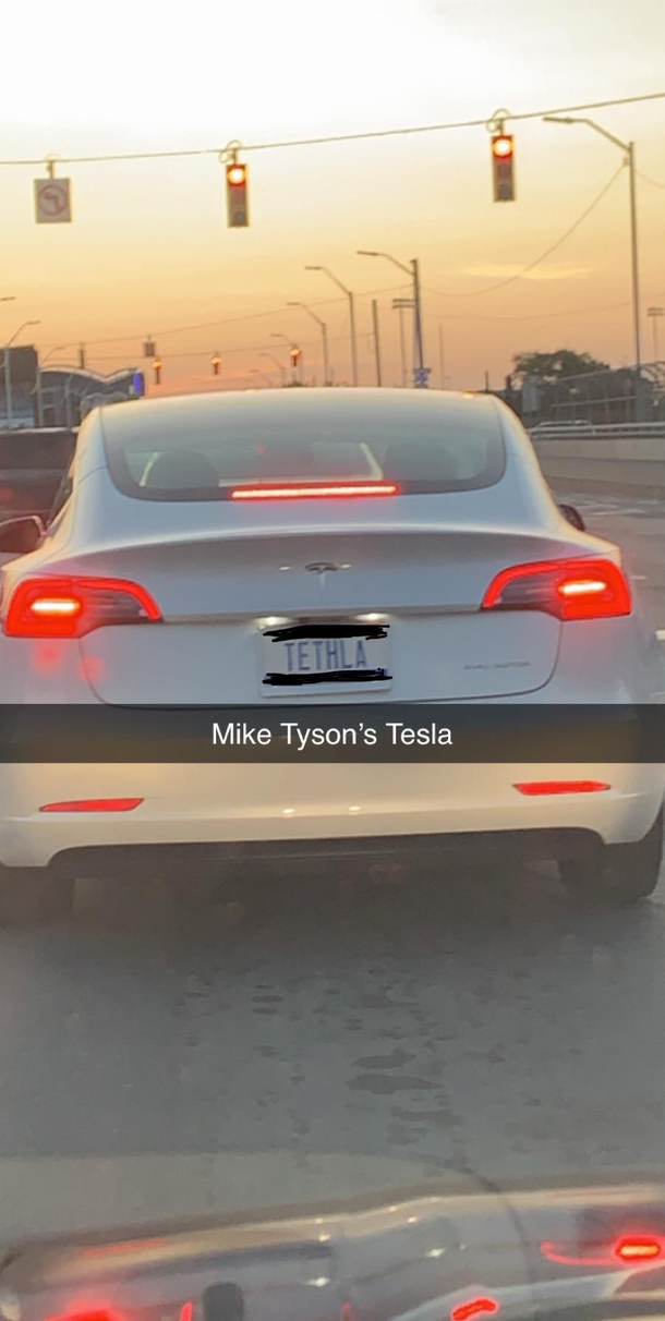 Wonder if this was Mike Tyson driving