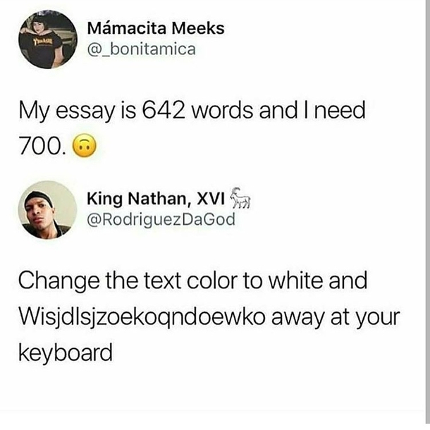 Word limit essays 