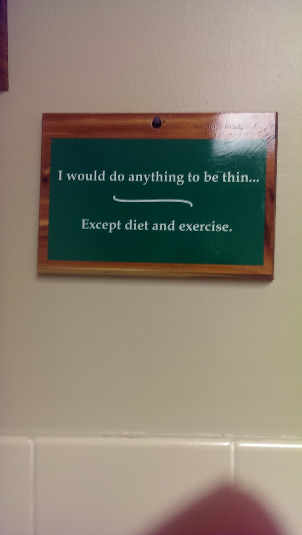 Words of wisdom at the doctors office