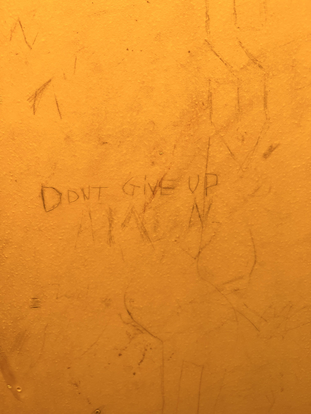 Words of wisdom from inside a port-o-potty