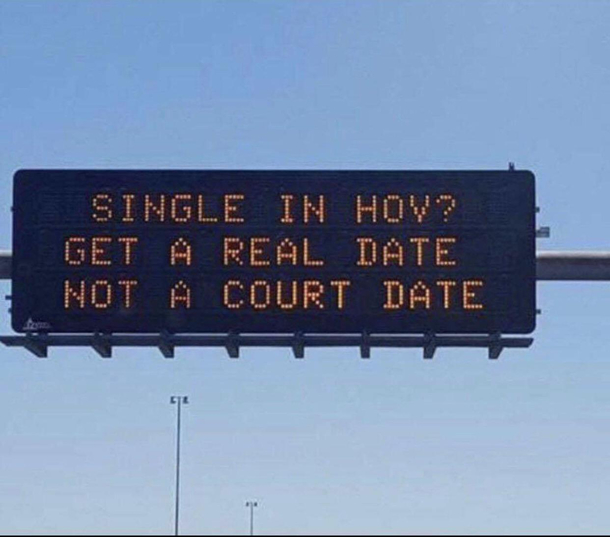 Words of wisdom from the Department of Transportation