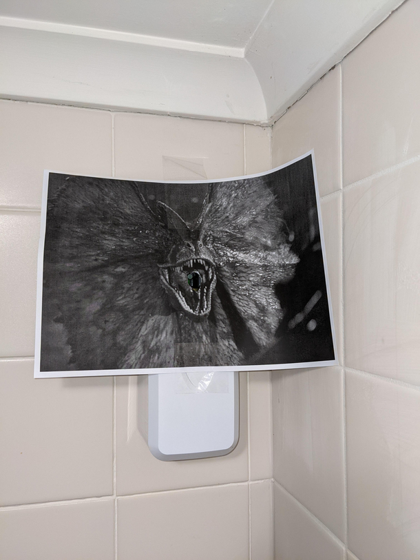 Work installed a new sprayer thing in the bathroom decided it needed some sprucing up Effective use of a lunchbreak I thought