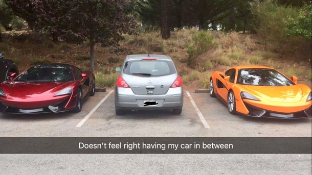 Worked at car week in Carmel CA last week and had to park in between these two McLarens