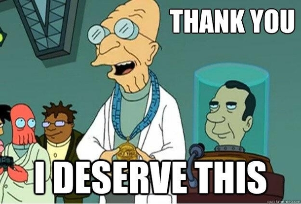 Worked at my company for  years and finally got awarded employee of the month