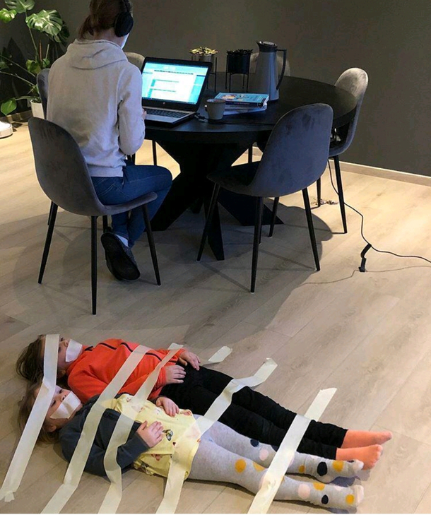 Working from home as a parent