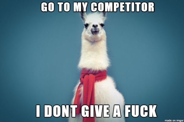 Working in retail I hear this too much