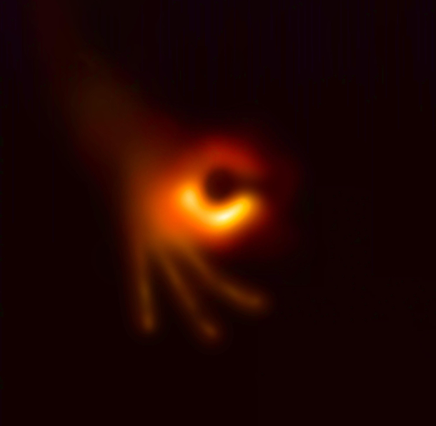 Worlds first photo of a black hole Enhanced