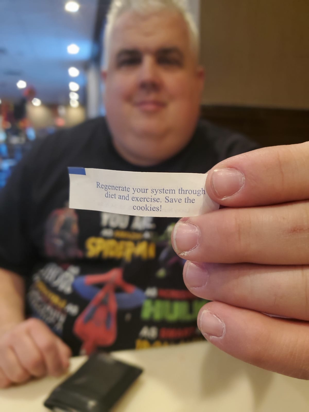 Worse fortune cookie ever