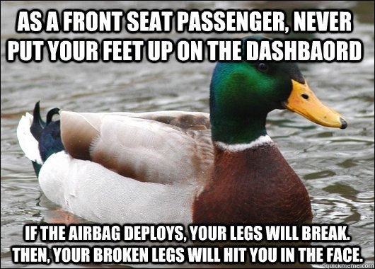 Would be a terrible way to go