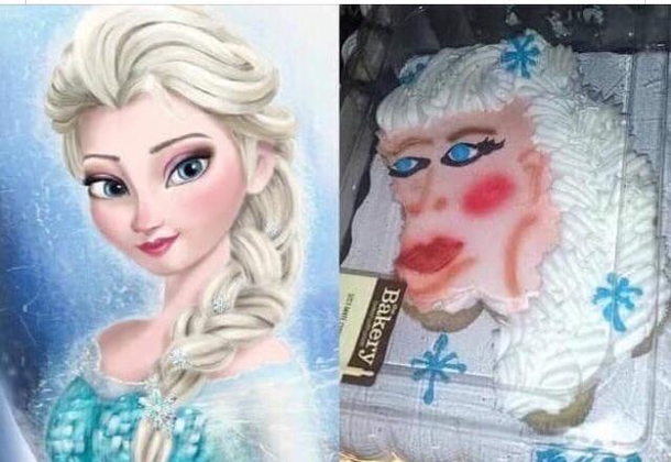 Would you complain about this birthday cake or would you just let it go