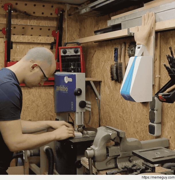 Would you slap it Never alone with this machine