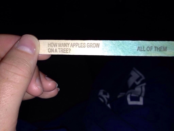 Wow good one Popsicle