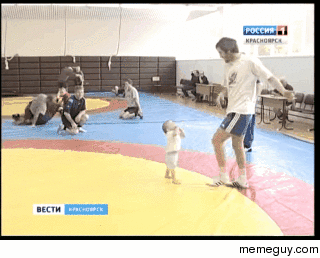 Wrestler vs Baby