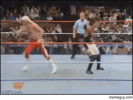 Wrestler who only skimmed the script