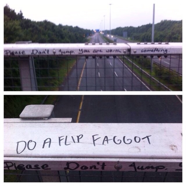Written on the m- in ireland