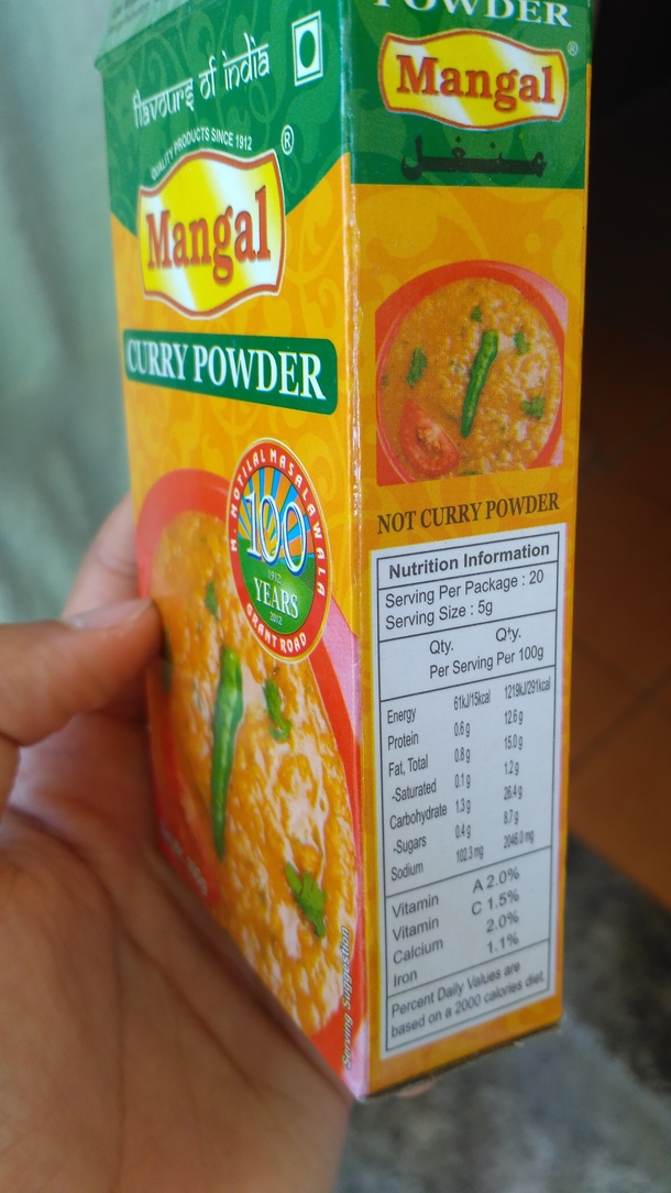 wth Curry Powder