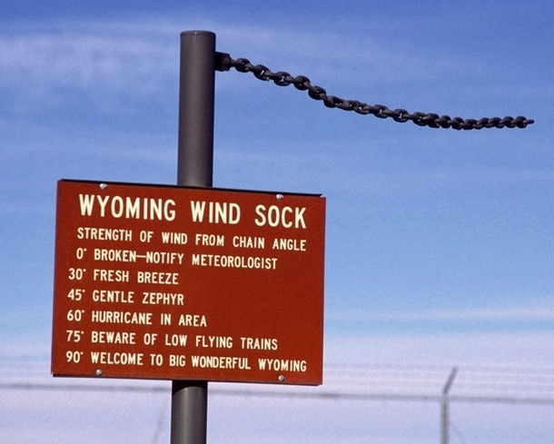 Wyoming wind sock