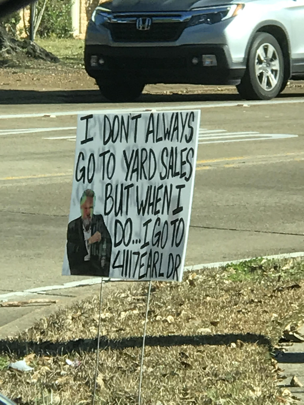 Yard sale