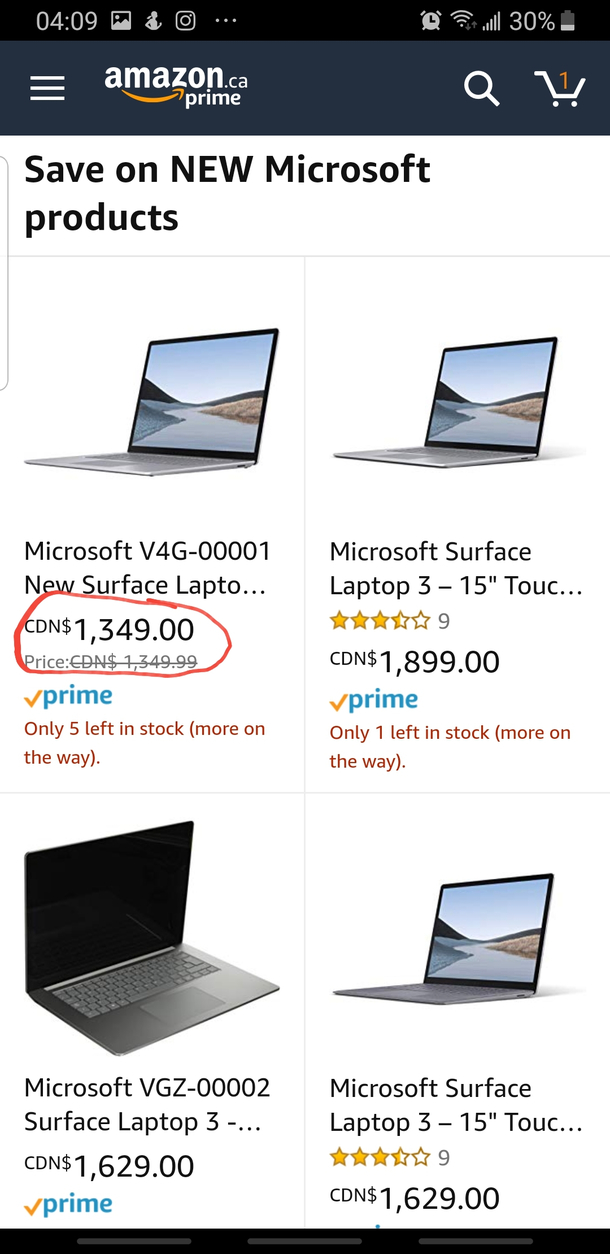 Yeah thanks for the sale amazon