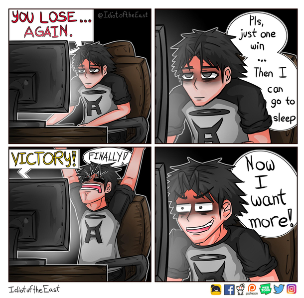 yep cant sleep without a win