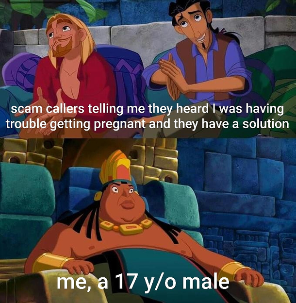 Yes this did actually happen to me