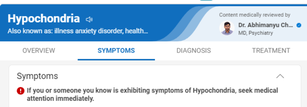 Yes this will surely help any potential hypochondriac