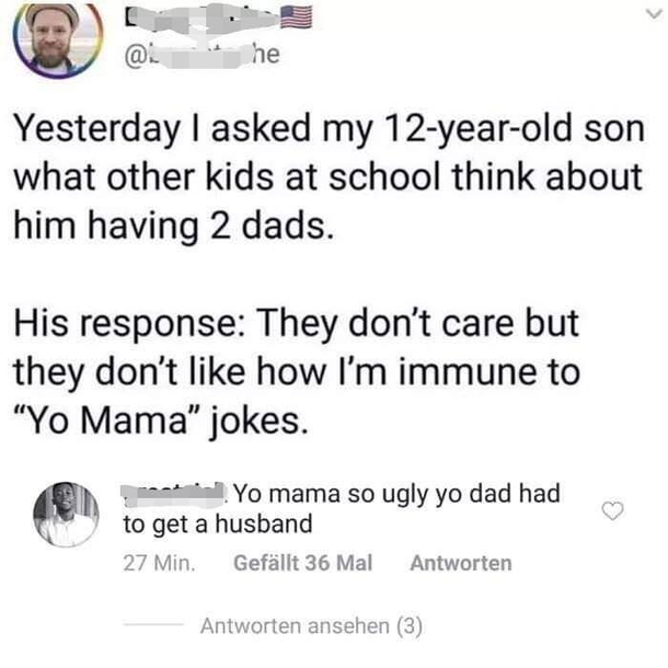 Yo mamma so ugly