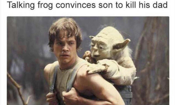 Yoda is the bad guy