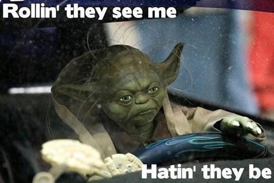 Yoda ridin dirty
