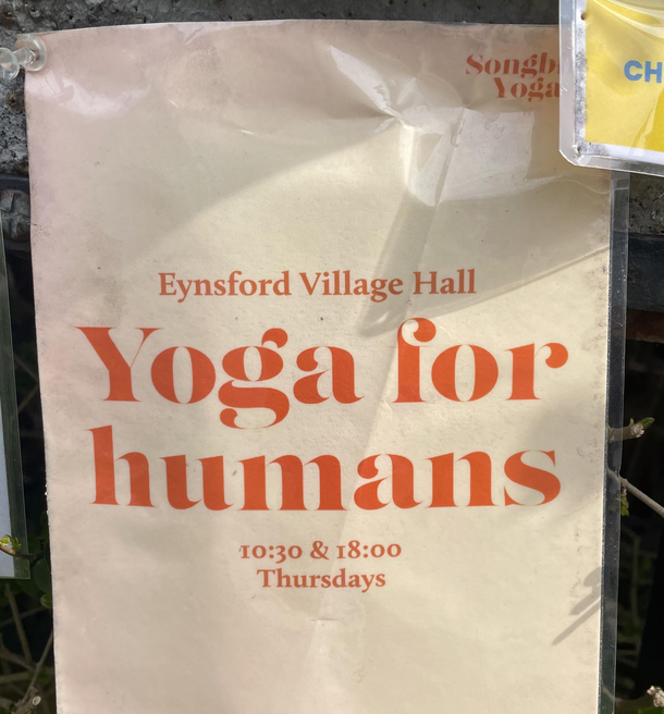 Yoga for Aliens on a Wednesday  