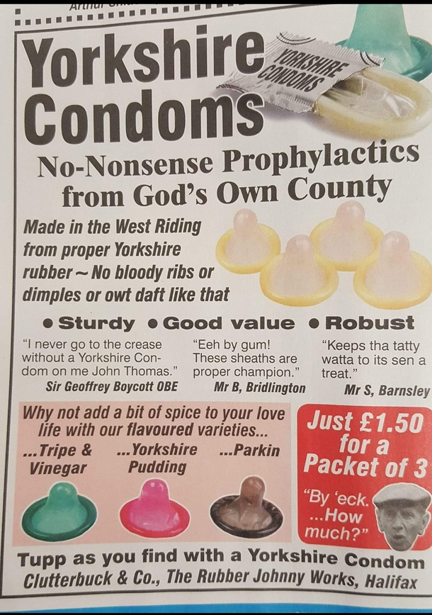 Yorkshire Condoms