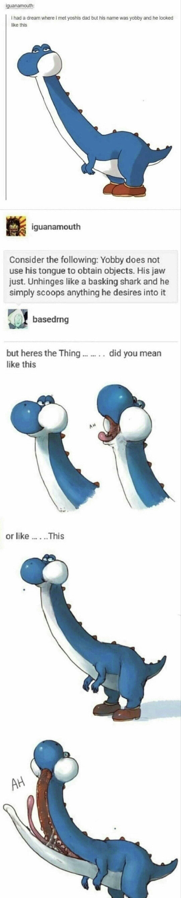 Yoshis dad Yobby