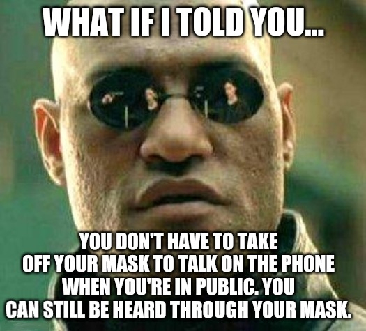 You can still be heard