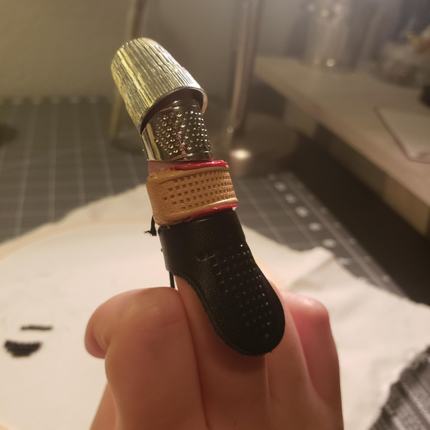 You dare to question the brotherhood of the thimble