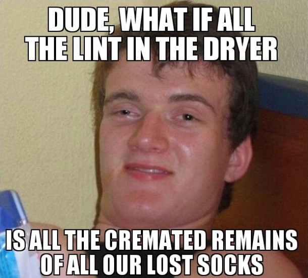 You ever have missing socks  guy has a theory