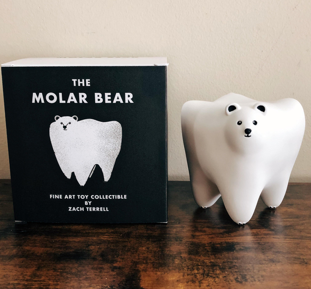 You guys liked the artwork a couple of years ago so I wanted to show you the figure Meet the Molar Bear