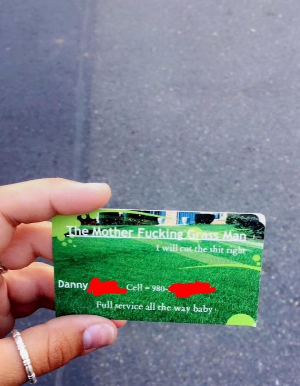 You have my business