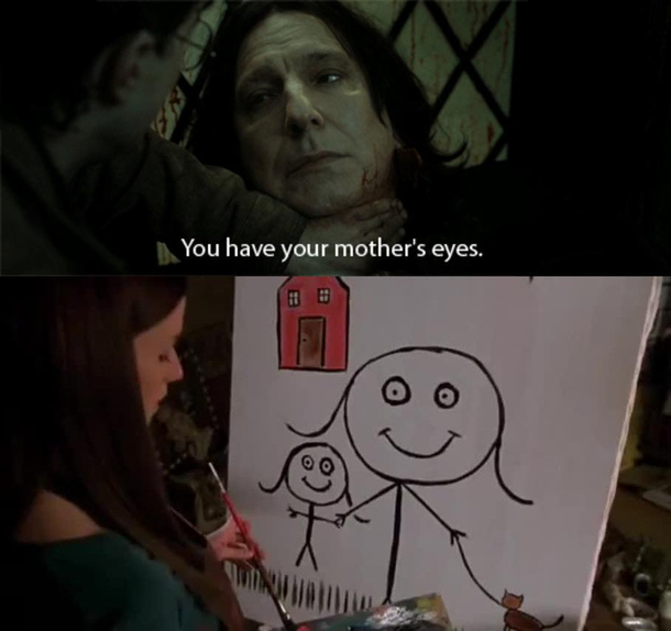 You have your mothers eyes