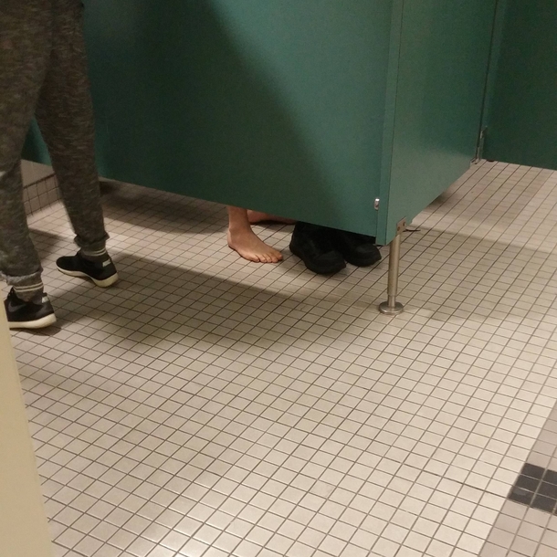 You know it is getting intense when the shoes come off