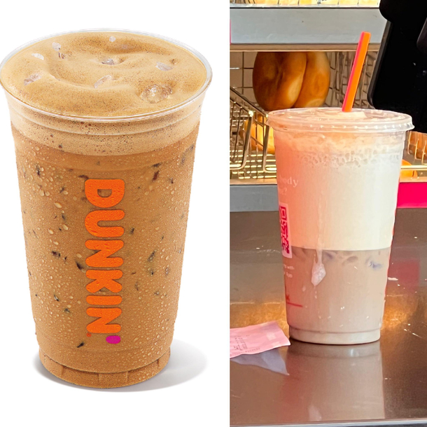 You know its gonna be a bad day when you see your Dunkin looking like this on the counter