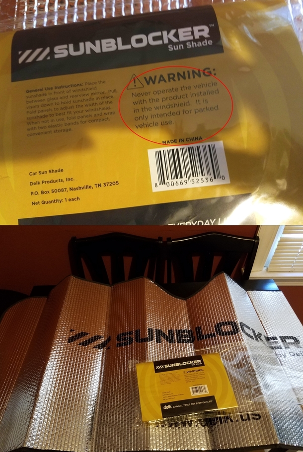 You know these warnings are there because SOMEONE at some point actually did it