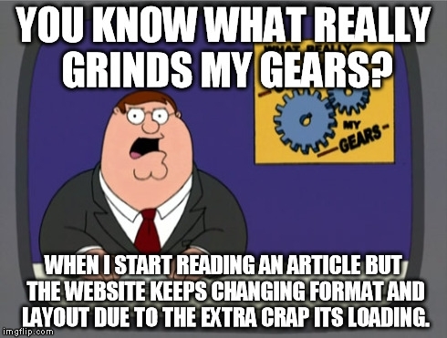 You know what really grinds my gears