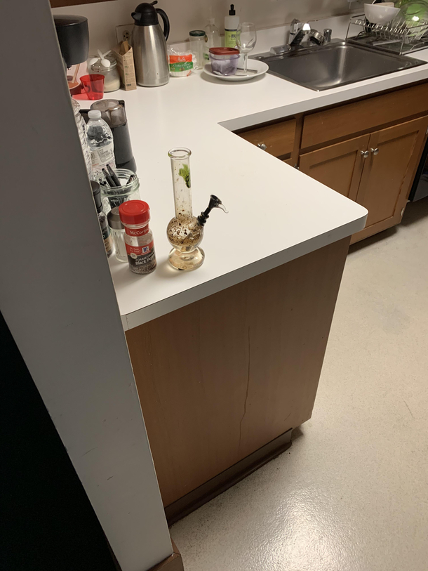 You know you live in CA when this is in your shared office space kitchen