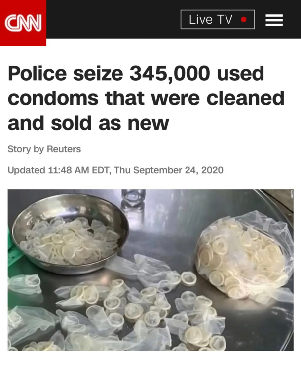 You know you need to raise minimum wage when people are willing to work at a condom cleaning factory
