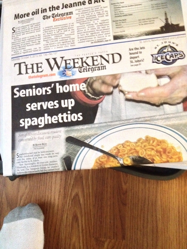 You know your city is boring when this is front page news