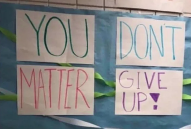 You matter dont give up - Meme Guy