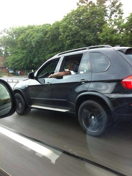 You may be cool but youll never be holding your hand out of the rear window and driving a BMW cool