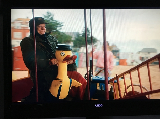 You may be cool but youre not Maggie Smith riding a duck with a top hat on a beach cool